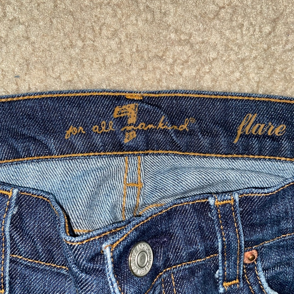 7 for All Mankind flare jeans, size 28